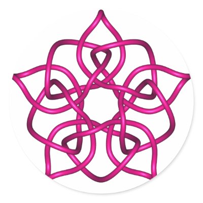 Celtic Knot 11 Round Stickers by fstasu60