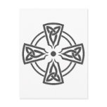 Celtic Knot 5 Black Post Card