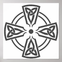 Celtic Knot 5 Black Print
