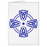 Celtic Knot 5 Blue Card