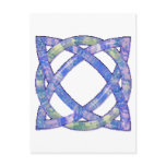 Celtic Knot 8 Blue Post Cards