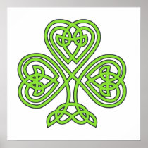 Celtic Knot Cross Tree Print