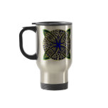 Celtic Knot Doodle Yellow Green Blue Mugs