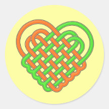 Celtic Knot Heart 002 Sticker