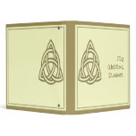 Celtic Knot in Harvest Gold and Mythic Ivory Binders