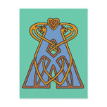 Celtic Knot letter initial monogram A