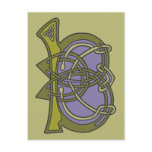 Celtic Knot letter initial monogram B