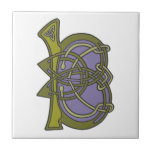 Celtic Knot letter initial monogram B tiles