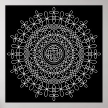 Celtic Knot Mandala 2 Poster