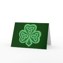Celtic Knot Shamrock Cards
