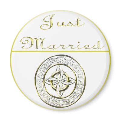 Celtic Knot Wedding Invitation Set Magnet by pentagramstar