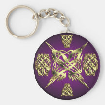 CELTIC KNOT WORK 1 ROUND KEY CHAINS