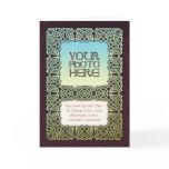 Celtic Knots Photo Frame Greeting Card