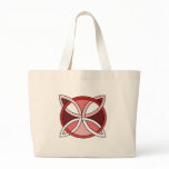 Celtic Knotwork Design - Interlacing Red Tote Bag
