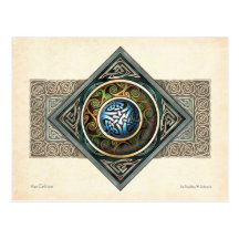 Celtic Knotwork Design Postcard