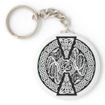 Celtic Knotwork Dragons Key Chains