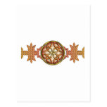 Celtic Knotwork Enamel Post Card