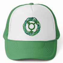 Celtic Knotwork Transgender Symbol Trucker Hat