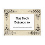 Celtic Lace bookplate Business Card