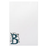 Celtic Letter B stationery