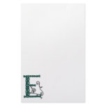 Celtic Letter E stationery