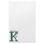 Celtic Letter K stationery
