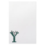 Celtic Letter Y stationery