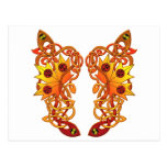 Celtic Loose Leaves Post Cards