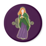 Celtic Magnets, Grail Maiden Design #3