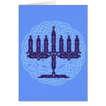 Celtic Menorah Cards