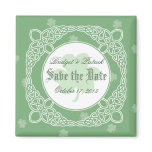 Celtic Mist Save the Date Magnet - Green