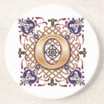 Celtic Monogram Letter O Drink Coasters