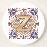 Celtic Monogram Letter Z Coasters