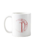 Celtic Moon and Sword (Red) Coffee Mugs