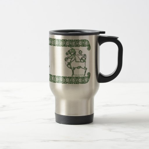 Celtic Mug, Herne Deer Design #2
