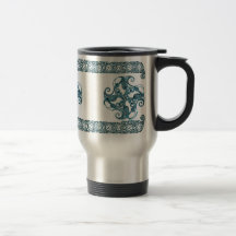 Celtic Mugs, Zoomorphic Crane #2