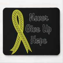 Celtic Never Give Up Hope Endometriosis Mouse Pads