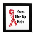 Celtic Never Give Up Hope Heart Disease Trinket Boxes
