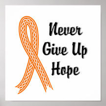 Celtic Never Give Up Hope Kidney Cancer Posters