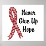 Celtic Never Give Up Hope Sickle Cell Disease Print
