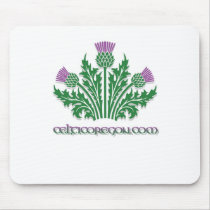 Celtic Oregon Thistle Mousepad