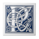 Celtic P Monogram Ceramic Tiles