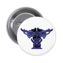 Celtic Pins and Buttons Hound Design