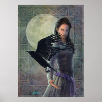 Celtic Raven Print