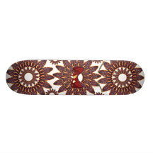 Celtic Red Dragon Knotwork Skateboard