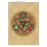 Celtic Reindeer Shield Greeting Card