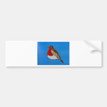 Celtic Robin Bumper Sticker
