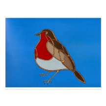 Celtic Robin Postcard