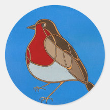 Celtic Robin Sticker
