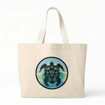 Celtic Sea Turtle Canvas Bag